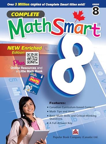 Popular Book Company (510) Complete MathSmart Grade 8