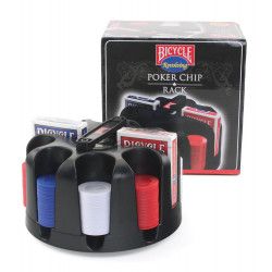 Bicycle Revolving Poker Chip Rack