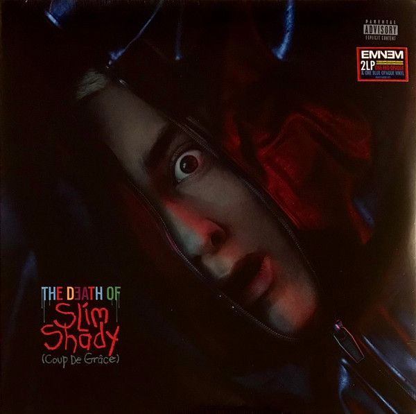 Eminem – The Death Of Slim Shady (New, 2LP, Red + Blue Opaque Vinyl, Aftermath Entertainment 2024)