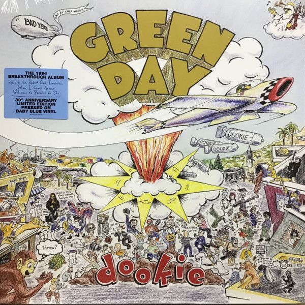 Green Day – Dookie (New, LP, 30th Anniversary Baby Blue VInyl, 2023)