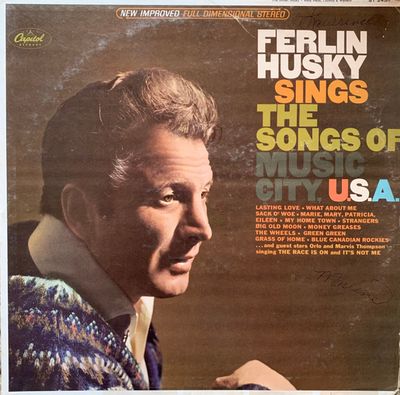 Ferlin Husky – Sings The Songs Of Music City USA (G, 1966, LP, Capitol Records – ST-2439)