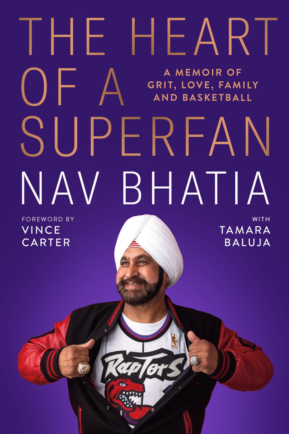 Bhatia, Nav (796.323) The Heart of a Superfan: A Memoir of Grit, Love, Family and Basketball (HC)