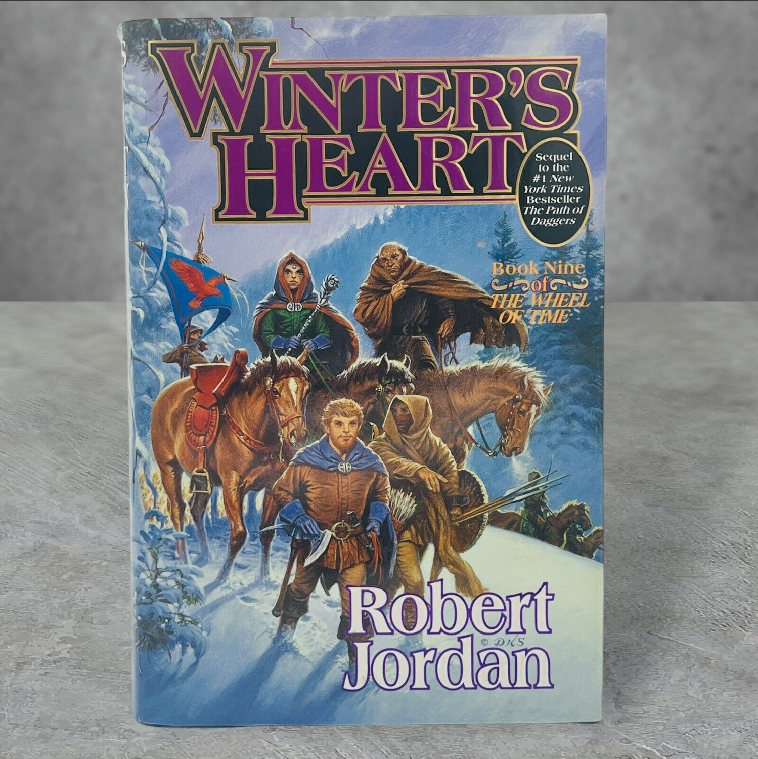 Jordan, Robert (FA) The Wheel of Time #9 Winter's Heart (2000, 1st Printing, Tom Doherty, HC)