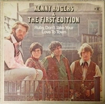 Kenny Rogers And The First Edition – Ruby, Don't Take Your Love To Town (G+, 1969, LP, Reprise Records – RS 6352)
