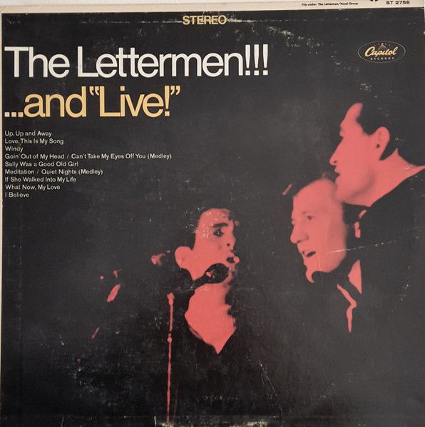 The Lettermen – The Lettermen!!! ... And &quot;Live!&quot; (VG, 1967, LP, Capitol Records – ST-2758)