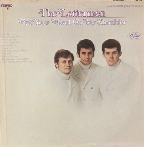 The Lettermen – Put Your Head On My Shoulder (G+, 1968, LP, Capitol Records – ST 147)