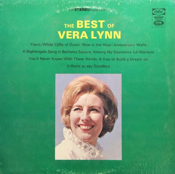 Vera Lynn – The Best Of Vera Lynn (VG, 1986, LP, Capitol Records – ST 6285)