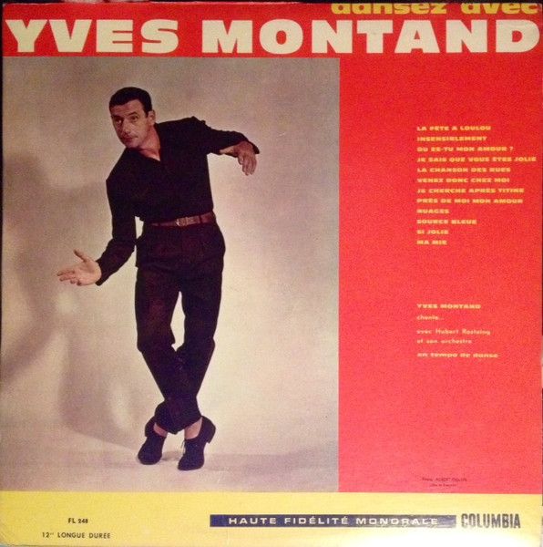 Yves Montand – Dansez Avec Yves Montand (G+, 1960, LP, Columbia – FL-248)