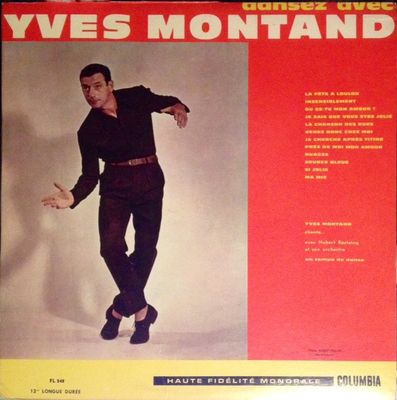 Yves Montand – Dansez Avec Yves Montand (G+, 1960, LP, Columbia – FL-248)
