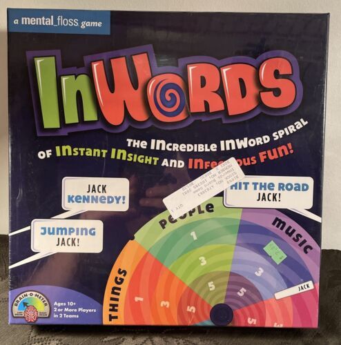 Mental Floss InWords Board Game (New)