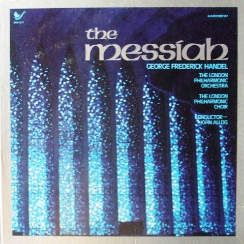 Handel / The London Philharmonic Orchestra – The Messiah (VG+, 1979, 4LP, Box Set, Birdwing Records – BWR-2011)