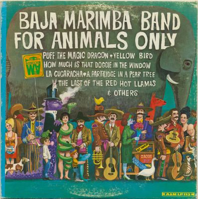 Baja Marimba Band – For Animals Only (VG, 1965, LP, A&amp;M Records – LP-113 / SP4113)