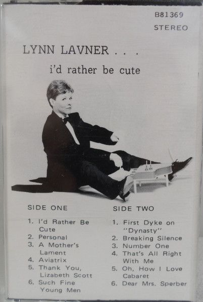 Lynn Lavner – I&#39;d Rather Be Cute (CAS, 1986, Bent Records – B81369) DSG