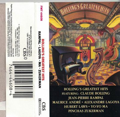 Claude Bolling – Bolling's Greatest Hits (CAS, 1988, CBS – FMT 44608)