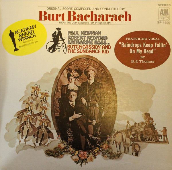 Burt Bacharach – Butch Cassidy And The Sundance Kid Original Score (G+, Reissue, LP, A&amp;M Records – SP 4227)