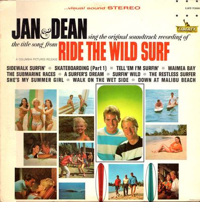 Jan &amp; Dean – Ride The Wild Surf (G+, 1964, LP, Liberty – LST-7368) SC24
