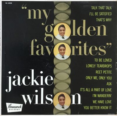 Jackie Wilson – My Golden Favorites (G, 1960, LP, Brunswick – BL 54058)