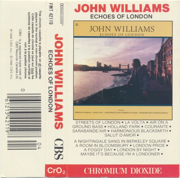 John Williams – Echoes Of London (CAS, 1986, FMT 42119)
