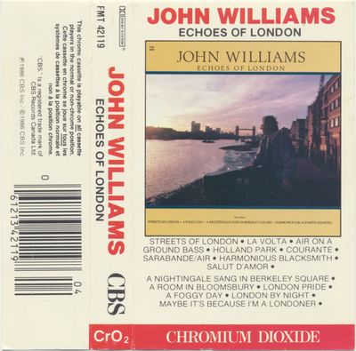 John Williams – Echoes Of London (CAS, 1986, FMT 42119)