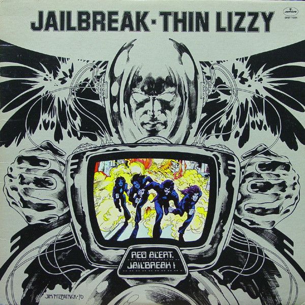 Thin Lizzy – Jailbreak (VG+, 1976, LP, Vertigo – 9102 008 )