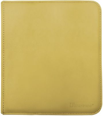 Ultra Pro Vivid Pro Binder 12 Pocket Zippered Yellow