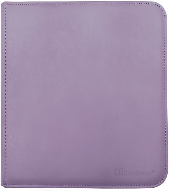 Ultra Pro Vivid Pro Binder 12 Pocket Zippered Purple