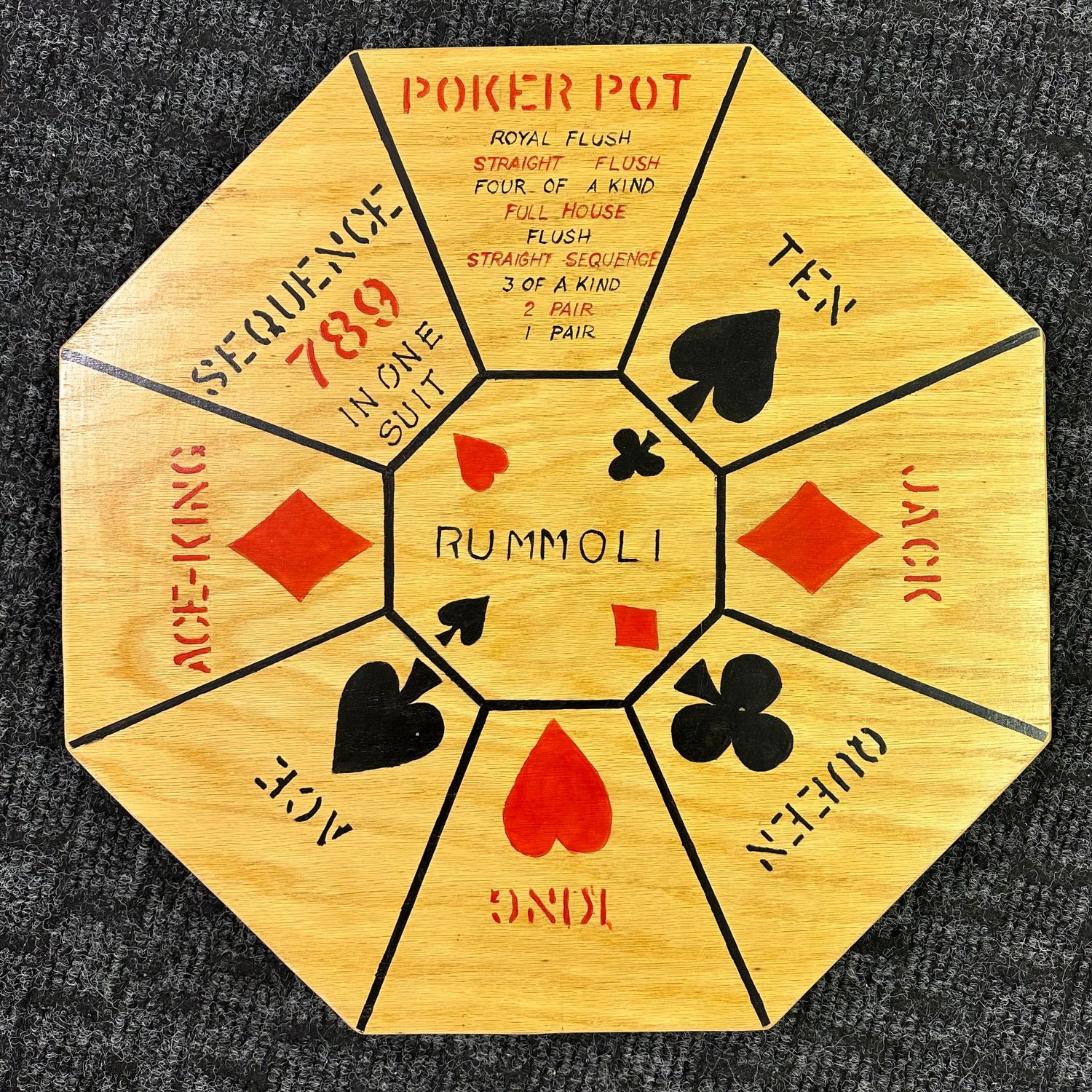 Rummoli Wooden Board Game