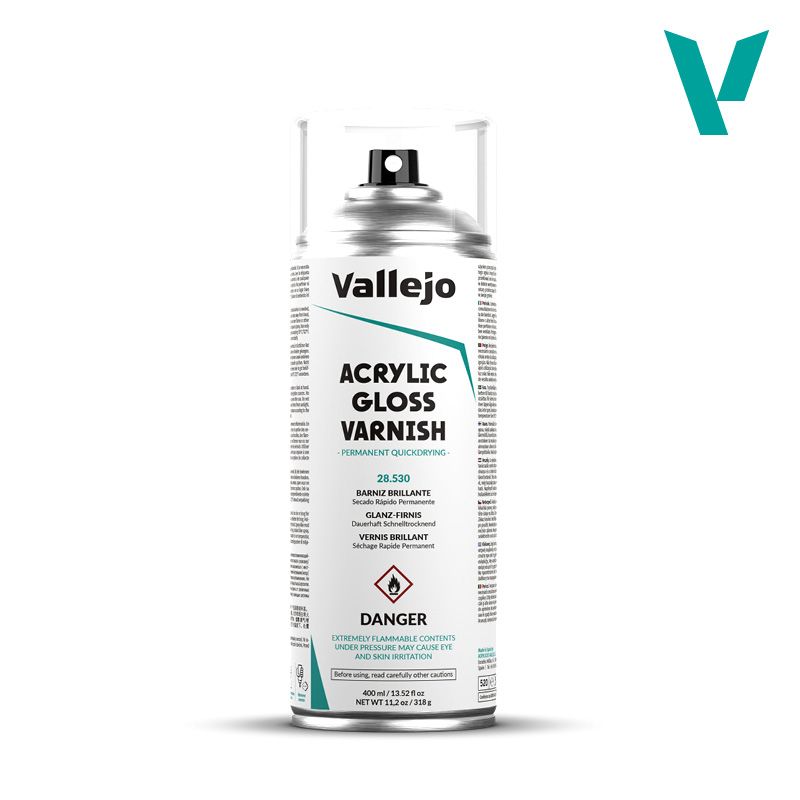 Vallejo Acrylic Gloss Varnish Spray