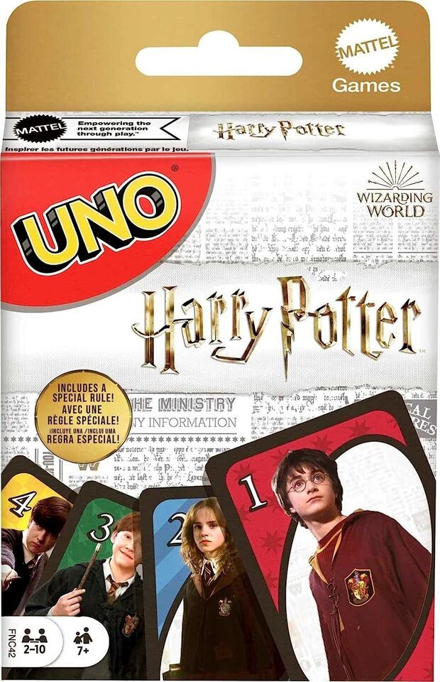 Mattel UNO Harry Potter (New, Open Box)