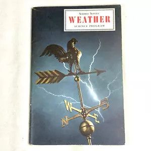 Science Service (550) Weather Science Program (with attached stickers) (1971, Nelson Doubleday, Vintage Booklet)