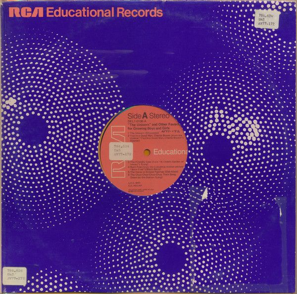 Charles Grean – The Unicorn And Other Favorites For Growing Boys And Girls (VG, 1975, LP, RCA Educational Records – DEL1-0106)