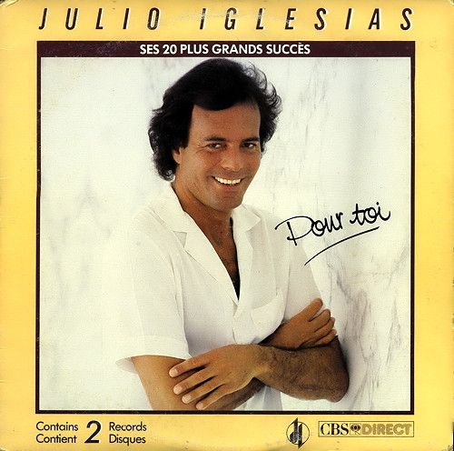 Julio Iglesias – Pour Toi - Ses 20 Plus Grands Succès (VG, 1982, 2LP, CBS Direct – CDM2-040)
