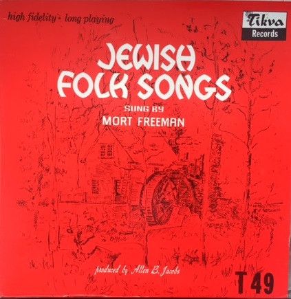 Mort Freeman – Jewish Folk Songs (VG, LP, Tikva Records – T-49)