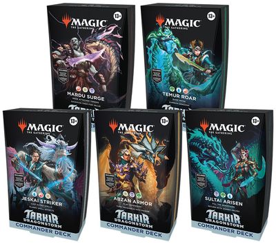 Tarkir Dragonstorm Commander Decks: Set of 5