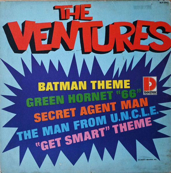The Ventures – The Ventures (Includes Batman Theme) (G+, LP, Dolton Records – BLP-2042)