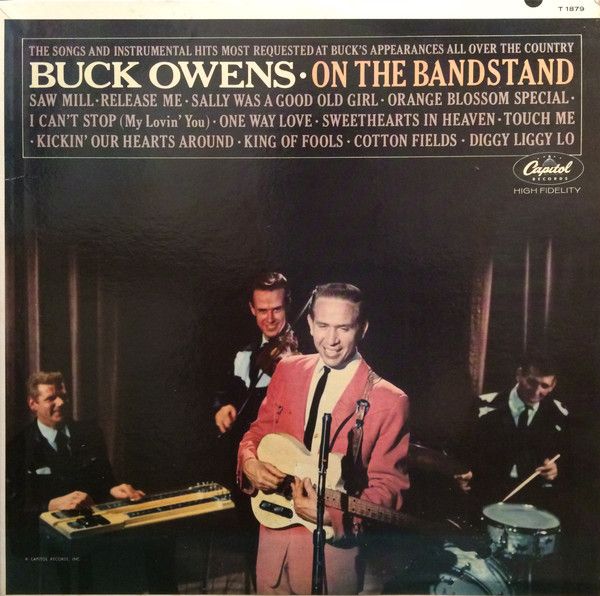Buck Owens – On The Bandstand (VG, 1963, LP, Capitol Records – T1879)