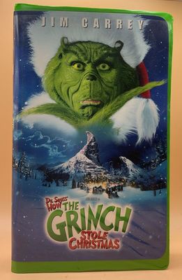 Dr. Seuss How The Grinch Stole Christmas (2000) (VHS) Jim Carrey