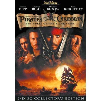 Pirates of the Caribbean: The Curse of the Black Pearl (2003) (2x DVD) Johnny Depp