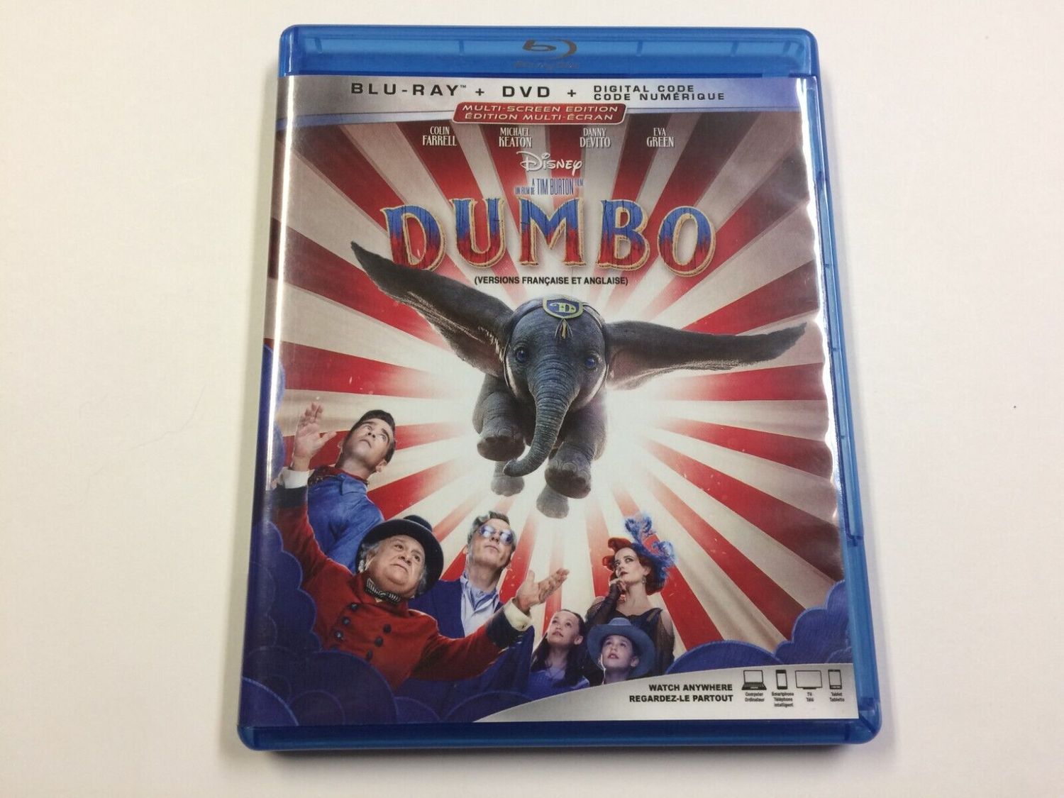 Dumbo (2019) (Blu-ray + DVD) Tim Burton