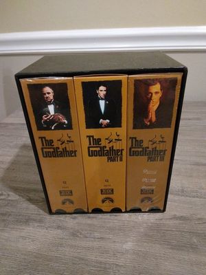 The Godfather, Parts I, II &amp; III) (Box Set 1 , 2  &amp; 3 (6x VHS) Al Pacino