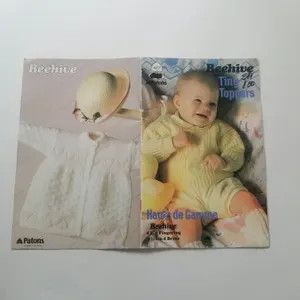 Patons (746.4) Beehive Knitting Patterns 477 Tiny Toppers