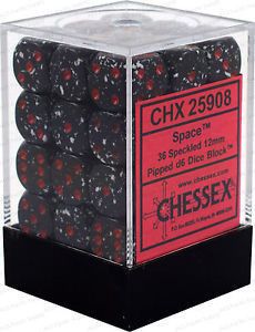 Chessex (12mm D6 x36) CHX25908 Space
