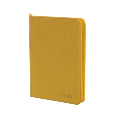 BCW Z-Folio 9 Pocket Binder Yellow