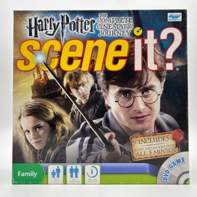 Scene It? Harry Potter, The Complete Cinematic Journey DVD Game (Open Box, Guaranteed Complete)
