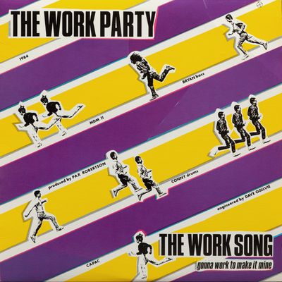 The Work Party – The Work Song / Come On Over (VG+, 1984, 12" Single, 45 RPM, MO DA MU – MDM 11)