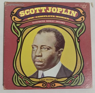 Richard Zimmerman – Scott Joplin, His Complete Works (VG, 1974, 5xLP, Boxed Set, Murray Hill Records – 931079)