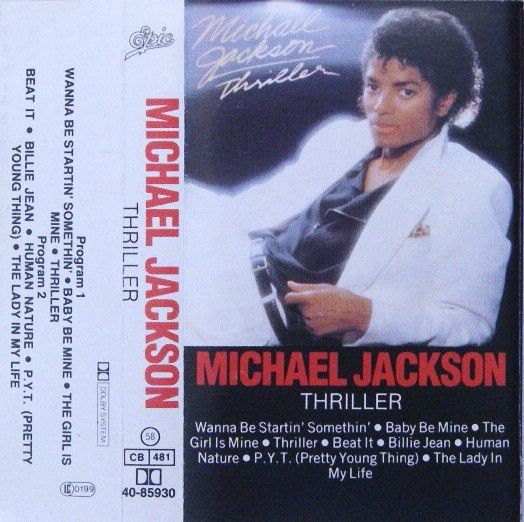 Michael Jackson – Thriller (CAS, 1982, Epic – 40-85930)