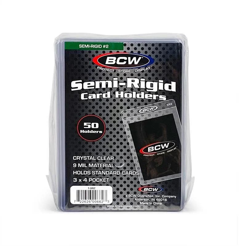 BCW Semi-Rigid Card Holders: Size #2