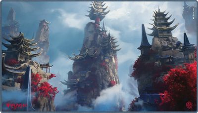 Tarkir Dragonstorm Playmat Cori Mountain Monastery