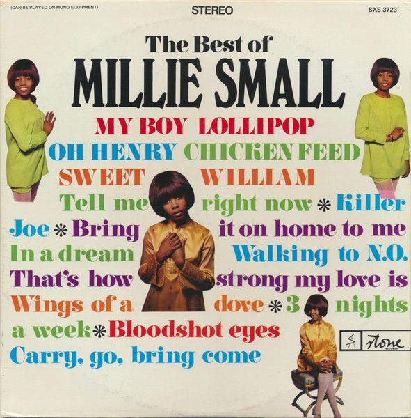 Millie Small – The Best Of Millie Small (VG+, 1967, LP, Stone Records – SXS-3723, Canada)